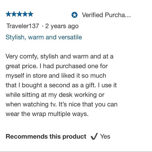 Ike Behar Ladies Reversible Poncho Style Wrap with High Pile Fleece - Picture 9 of 16